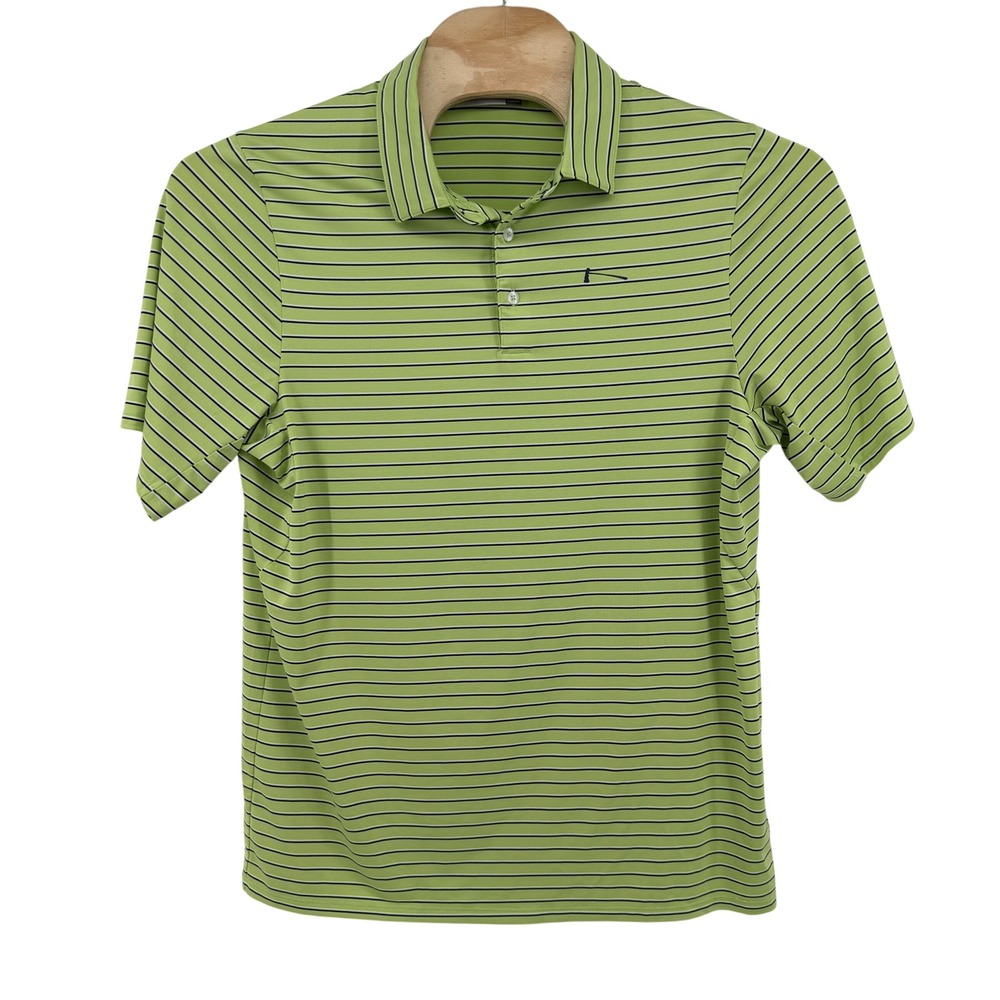 KJUS Polo Mens XL  Soren Stripe Short Sleeve Golf Shirt UPF 50 Outdoors